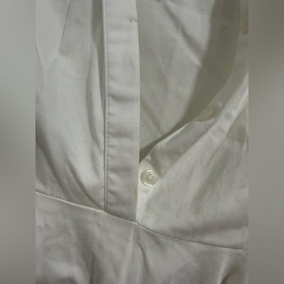 Express White Collared Long - Picture 2 of 3